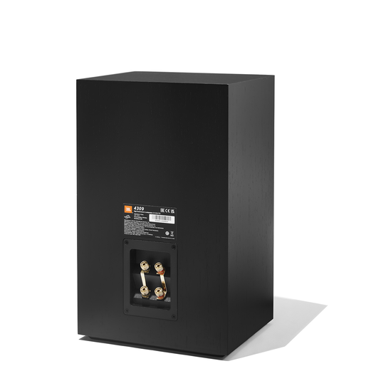 JBL 4309 - Black - 6.5-inch (165mm) 2-way Bookshelf Loudspeaker - Back image number null